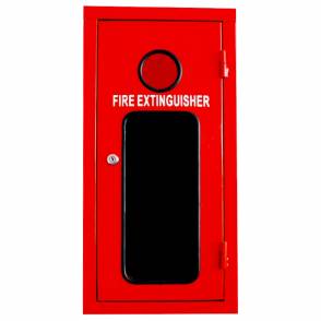 Cabinet for 4kg or 6kg Drypowder Fire Extinguisher (260mm x 560mm x 185mm)