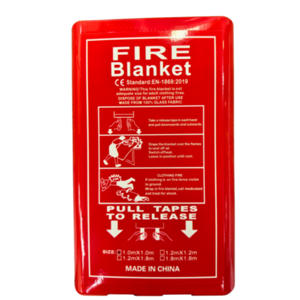 2m x 2m lithium battery fire blanket