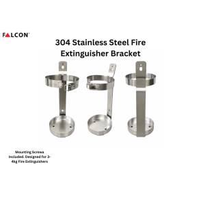 304 Stainless Steel Fire Extinguisher Bracket (3-4kg)