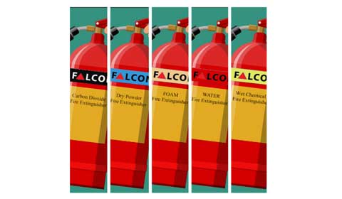 Fire extinguisher colour codes